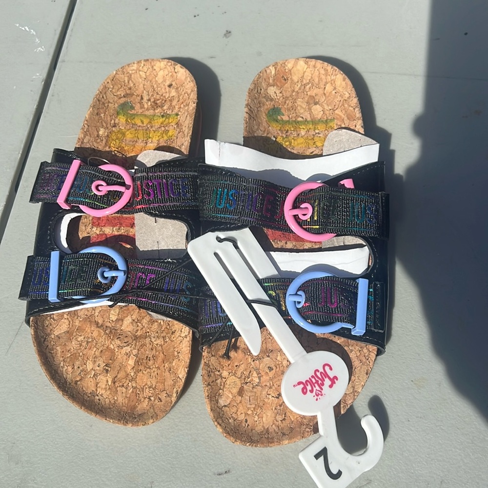 Justice footbed sandal